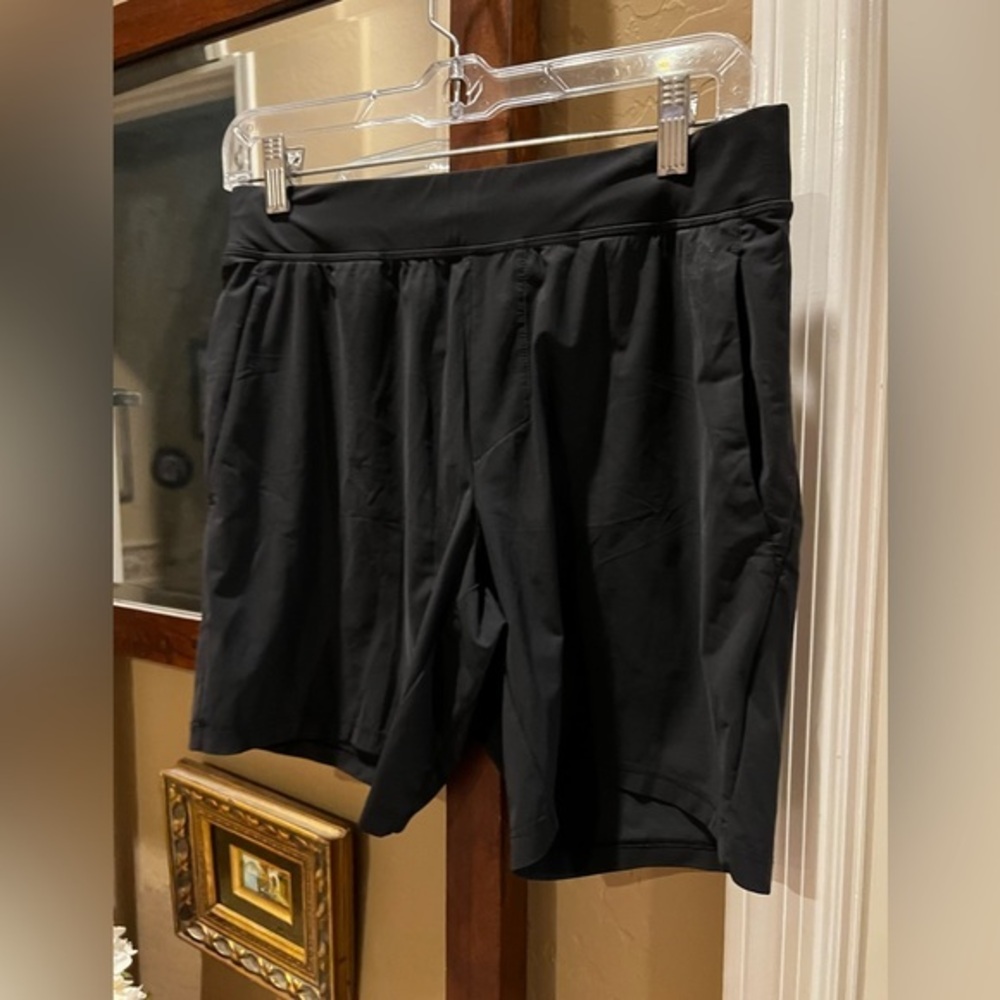 All In Motion Shorts Womens Size Small Nylon Black Active Pull On Zip Pocket